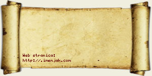 Mia Roknić vizit kartica